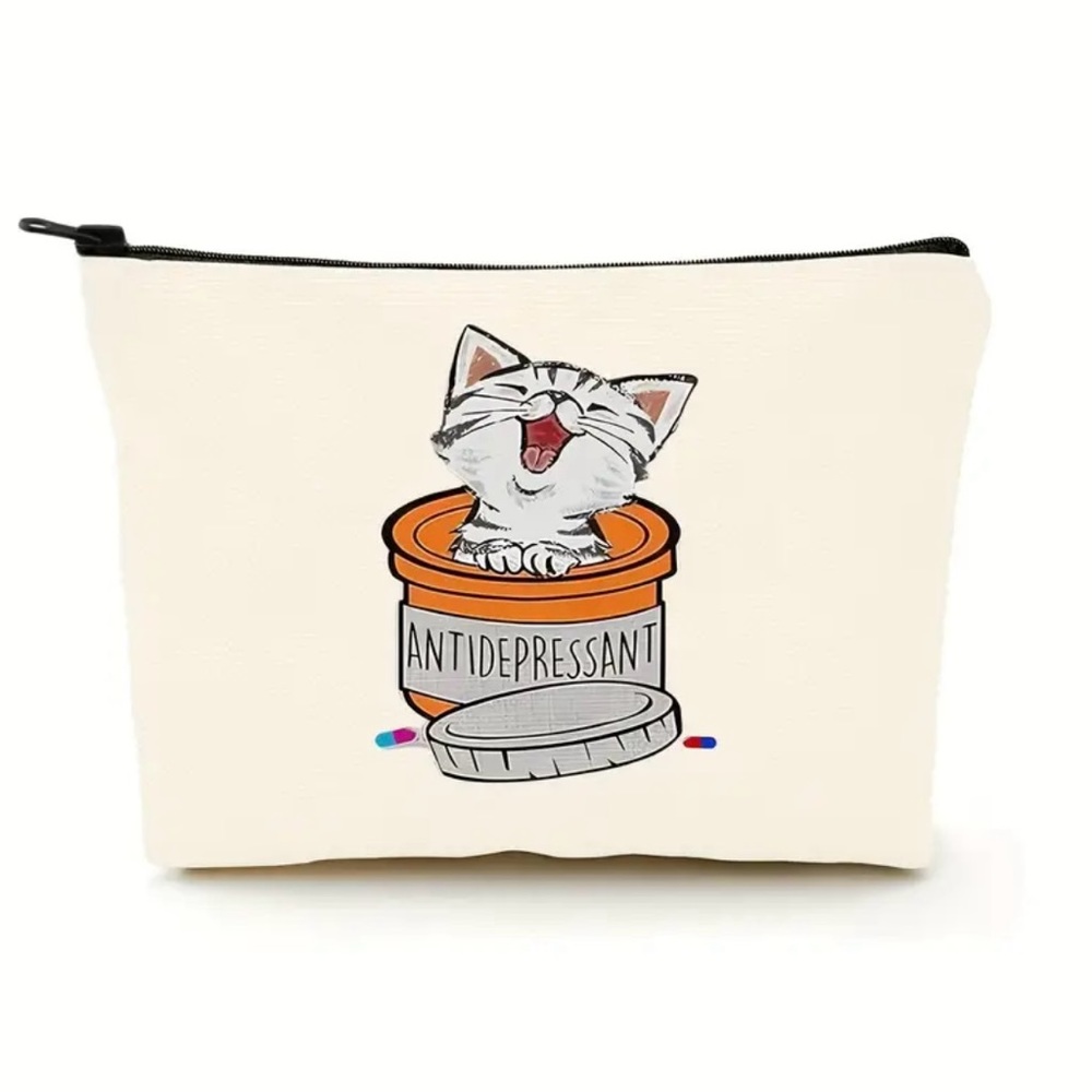 Cat Cosmetic Bag